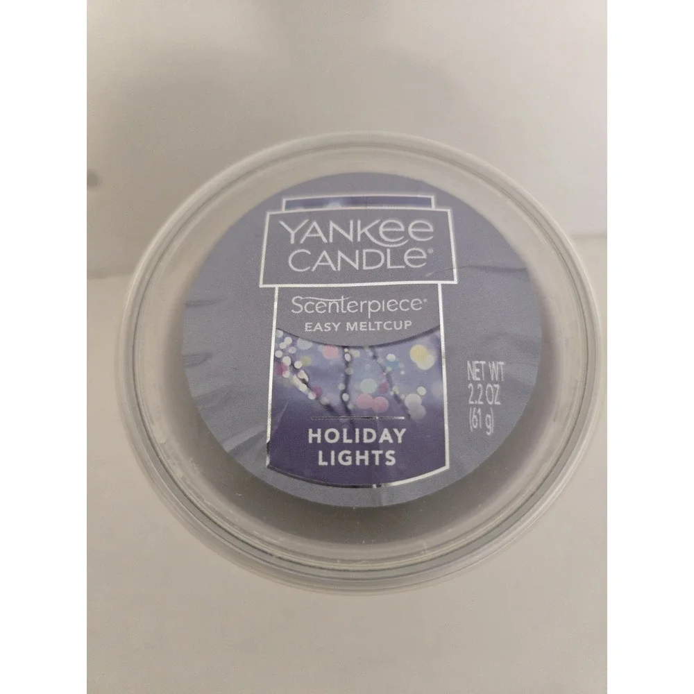 4pc Yankee Candle Scenterpiece Easy Meltcup Holiday Lights 2.2 oz Discontinued